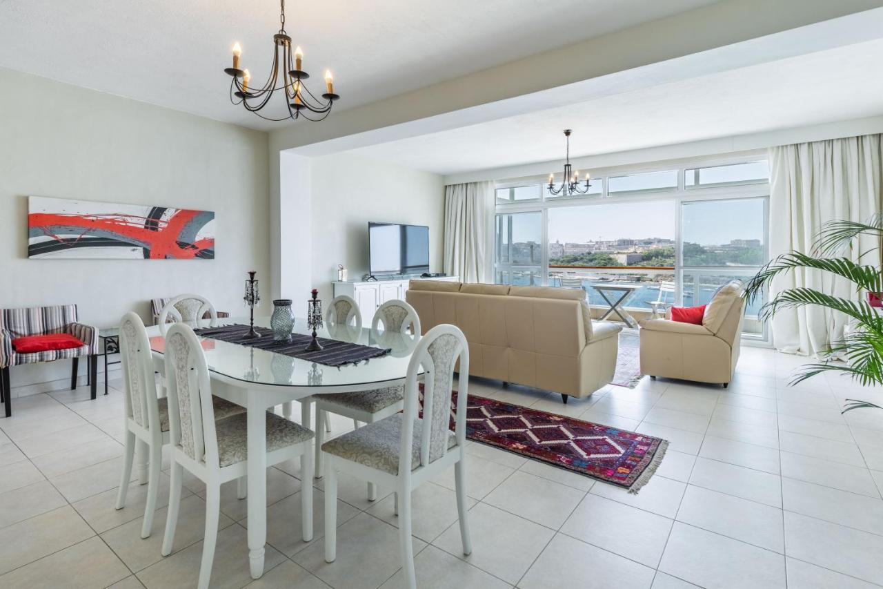 Stunning - Seafront 3-Bedroom 6Th Floor Sliema Exteriér fotografie